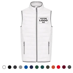 Doudoune légère homme personnalisable sans manches