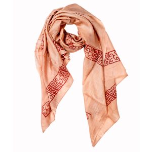 Foulard en soie marron Basingstoke