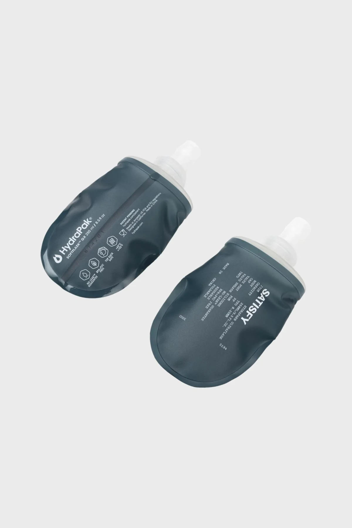 Satisfy - HydraPak® Soft Flask 250ml 2‑Pack