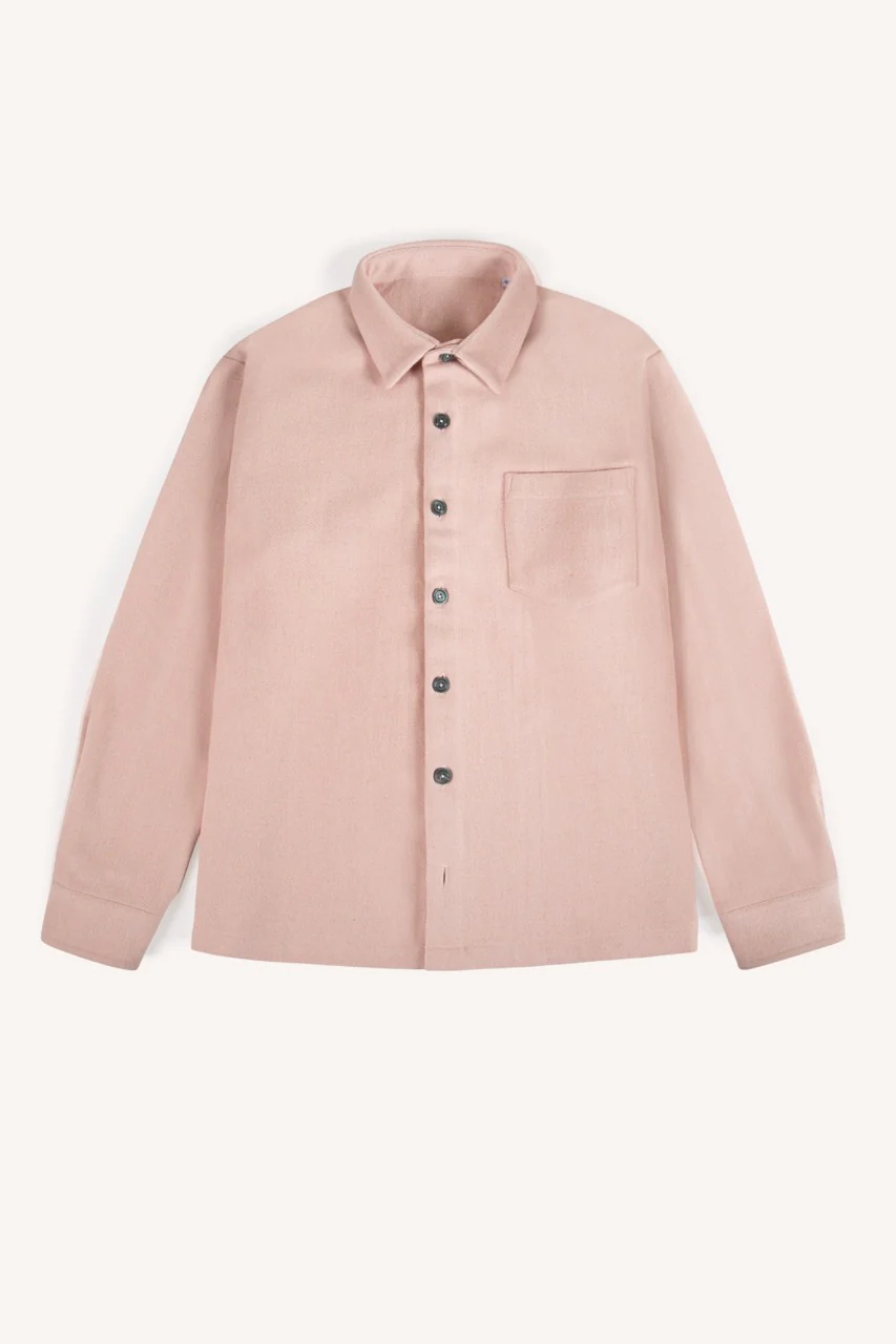 Surchemise en laine ÉPURE unie – Image 9