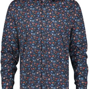 A Fish Named Fred Camping Gear Shirt Navy
