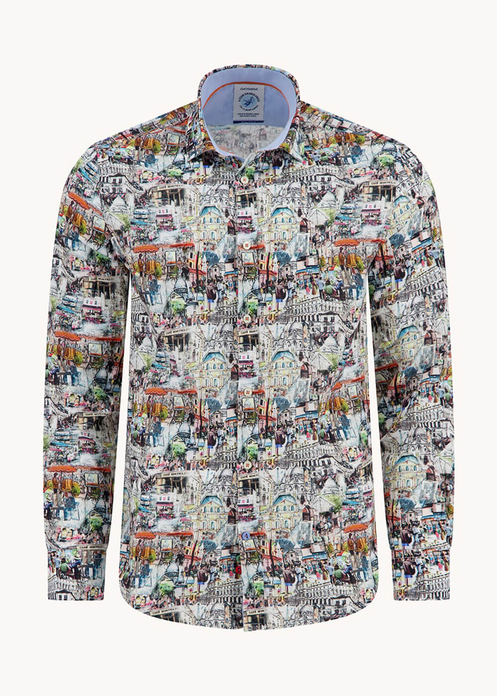 A Fish Named Fred Sketch Shirt Multicolour – Image 2