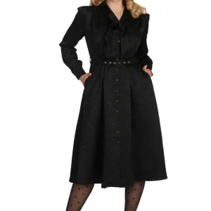 Banned Half Moon Swing Dress Black