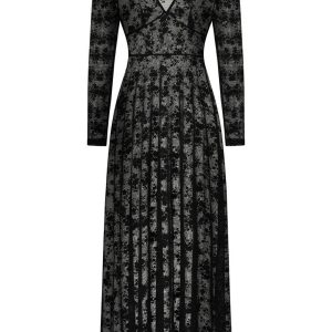 Banned Florence Lace 70's Maxi Dress Black