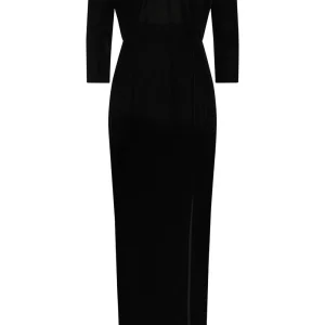 Banned Retro Amalia Velvet 50´s Maxi Dress Black