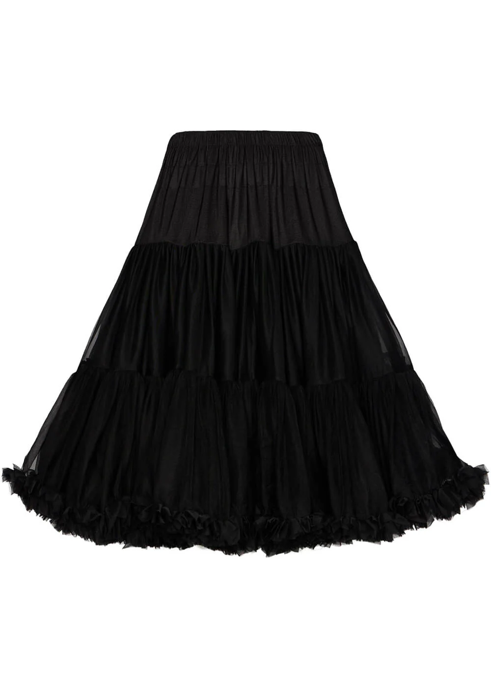 Banned 50's Petticoat Long Black
