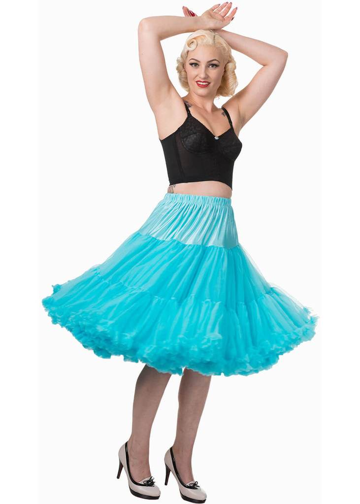 Banned 50's Petticoat Long Blue – Image 3