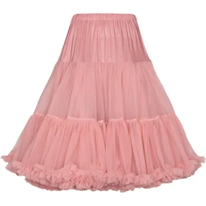 Banned 50's Petticoat Long Old Pink