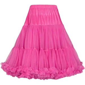 Banned 50's Petticoat Long Hot Pink
