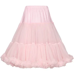 Banned 50's Petticoat Long Light Pink