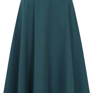 Banned Book Club 50's Swing Skirt Teal