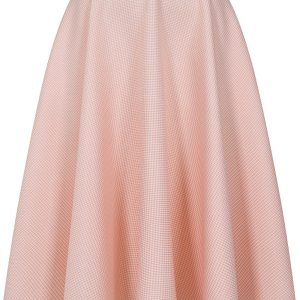 Banned Di Di 50's Swing Skirt Coral White