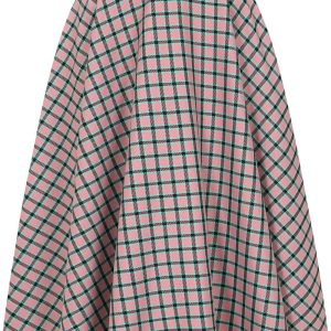 Banned Cary Sweet Check 50's Swing Skirt Pink