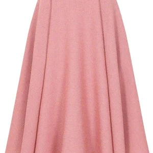 Banned Retro Cary Texture 50's Swing Skirt Pink