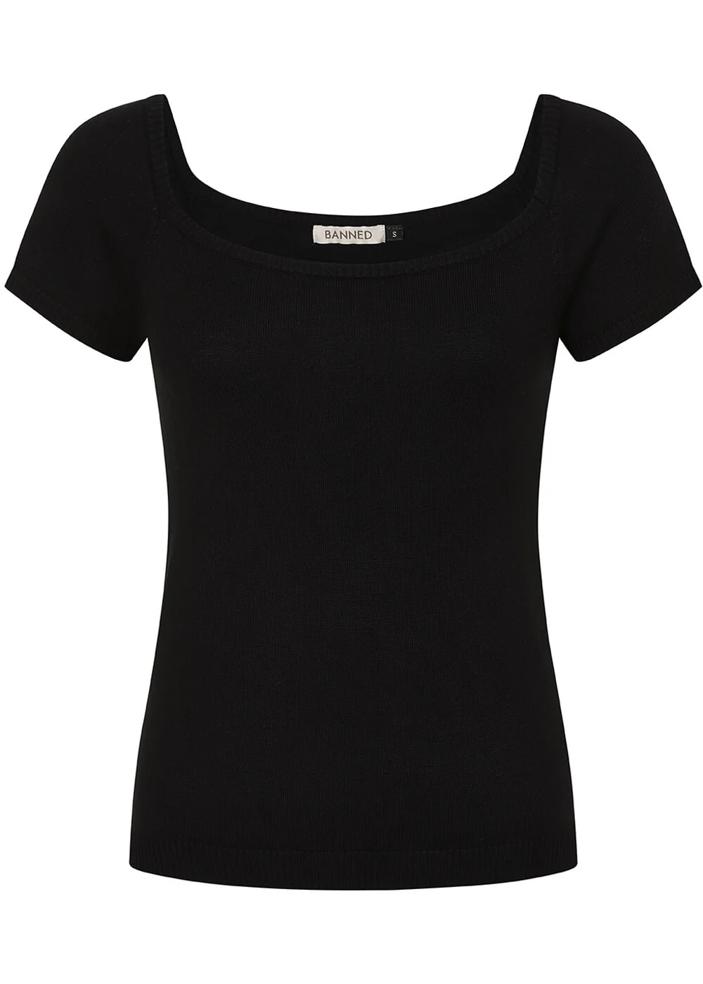 Banned Ginny 50's Top Black