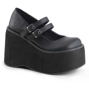 DemoniaCult Kera 08 Platform Mary Janes Black