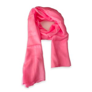 Foulard en soie Rose Cascais