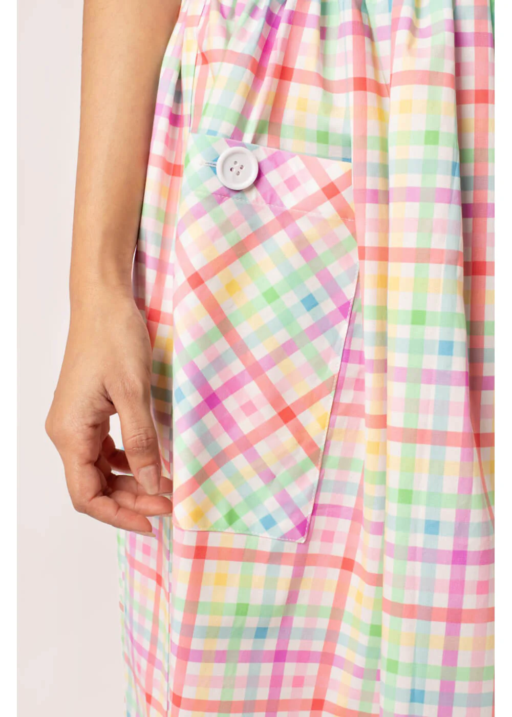 Hell Bunny Suzon Stripe 50's Swing Skirt Multi – Image 6