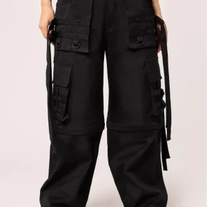 Hell Bunny Neo Trousers Black