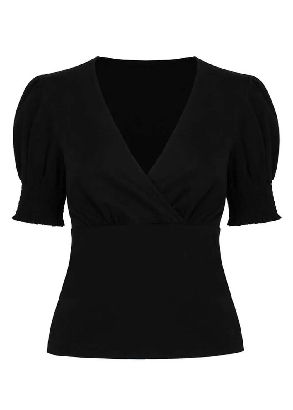 Hell Bunny Aria 50's Top Black