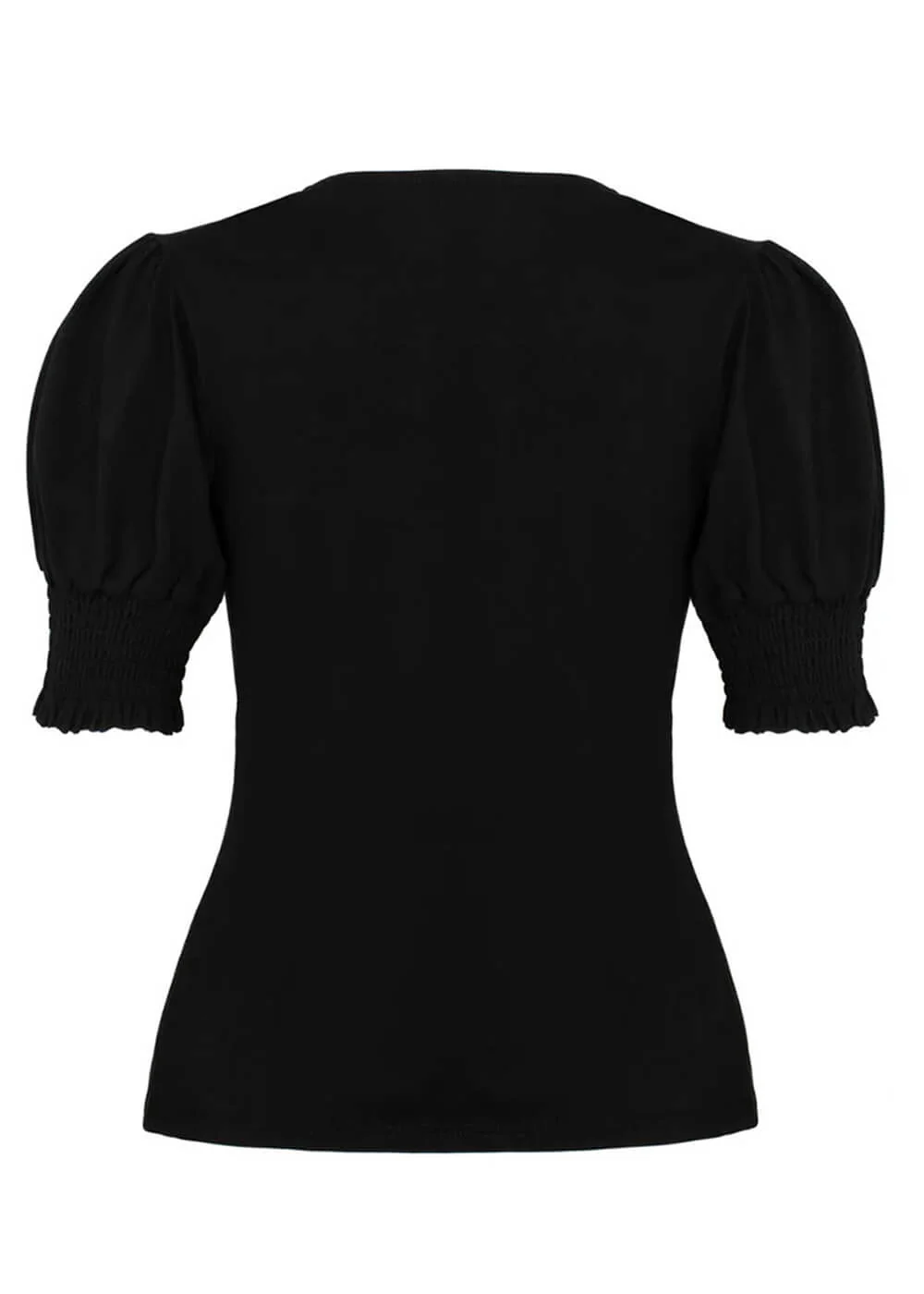 Hell Bunny Aria 50's Top Black – Image 3