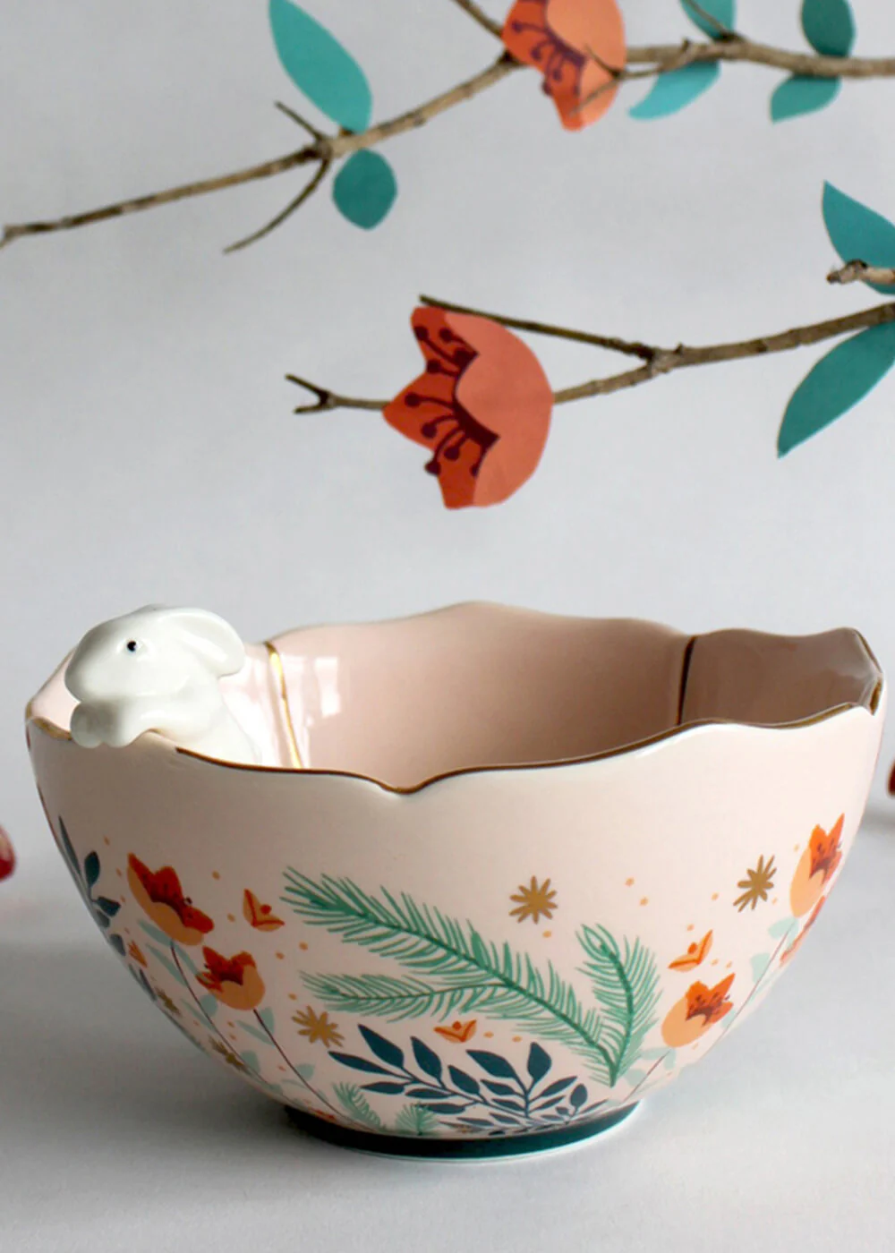 House of Disaster Secret Garden Rabbit Bowl – Image 5