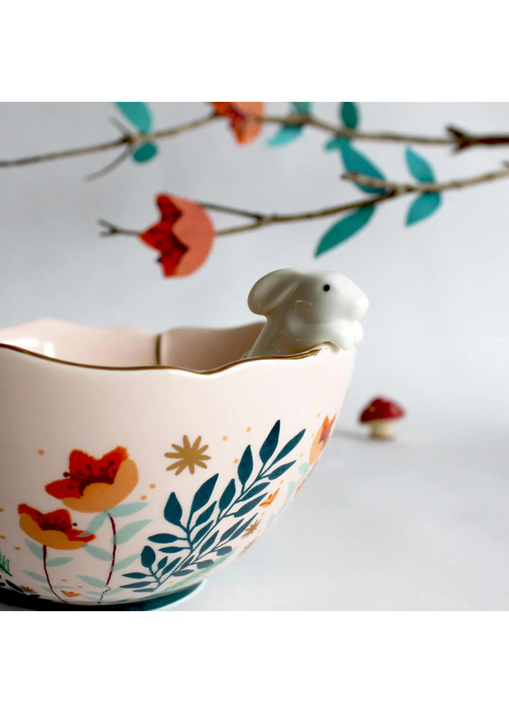 House of Disaster Secret Garden Rabbit Bowl – Image 3