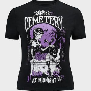 Killstar Cemetery T-Shirt Black