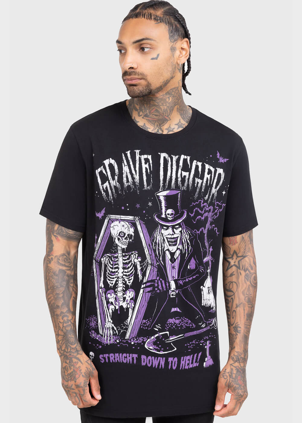 Killstar Grave Digger T-Shirt Black – Image 3
