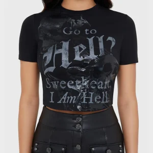 Killstar Go To Hell Baby T-Shirt Black