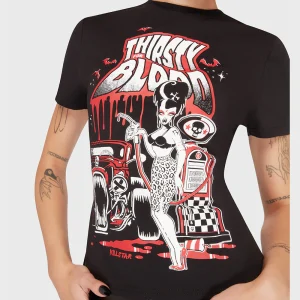 Killstar Thirsty Blood T-Shirt Black