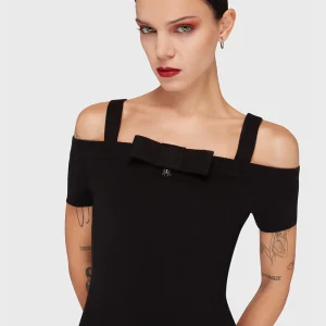 Killstar Graveyard Swing Bardot Top Black