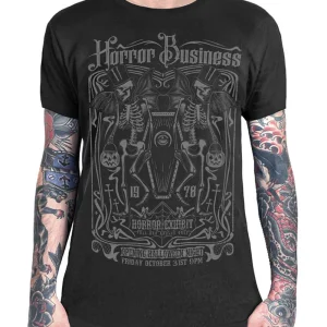 Serpentine Clothing Horror Business T-Shirt Black