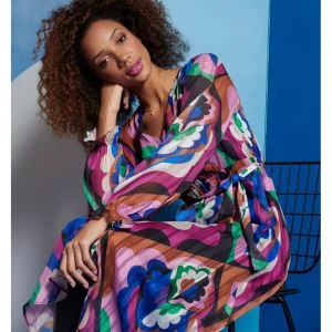 Smashed Lemon Dream On 70's Maxi Dress Multi