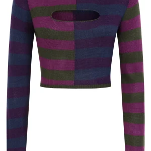 Third Identity Pin Me Down Striped Sweater Multi