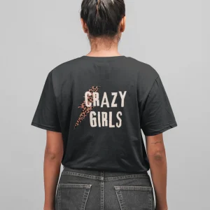 T-shirt bio ★ CRAZY GIRL
