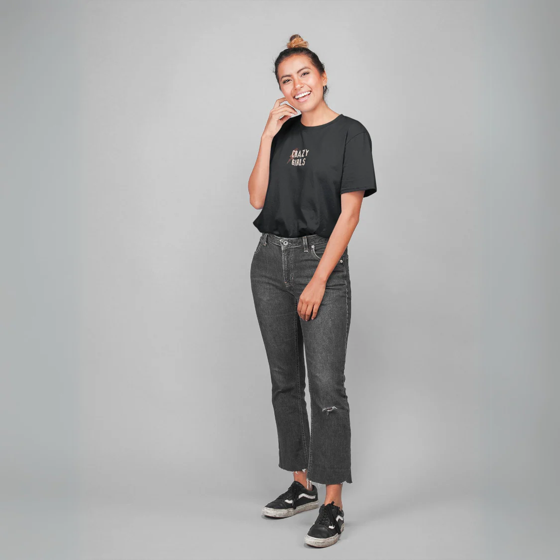 T-shirt bio ★ CRAZY GIRL – Image 3