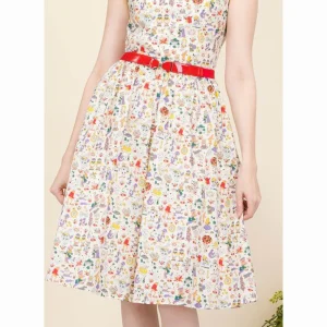 Tulip B Alice In Wonderland 50's Dress Ivory