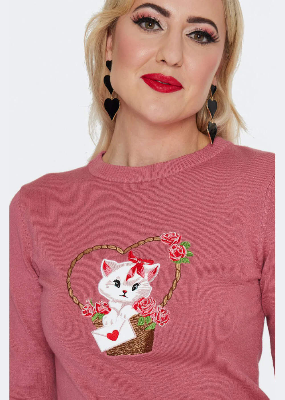 Voodoo Vixen Kitty Love Letter Pull Pink – Image 3