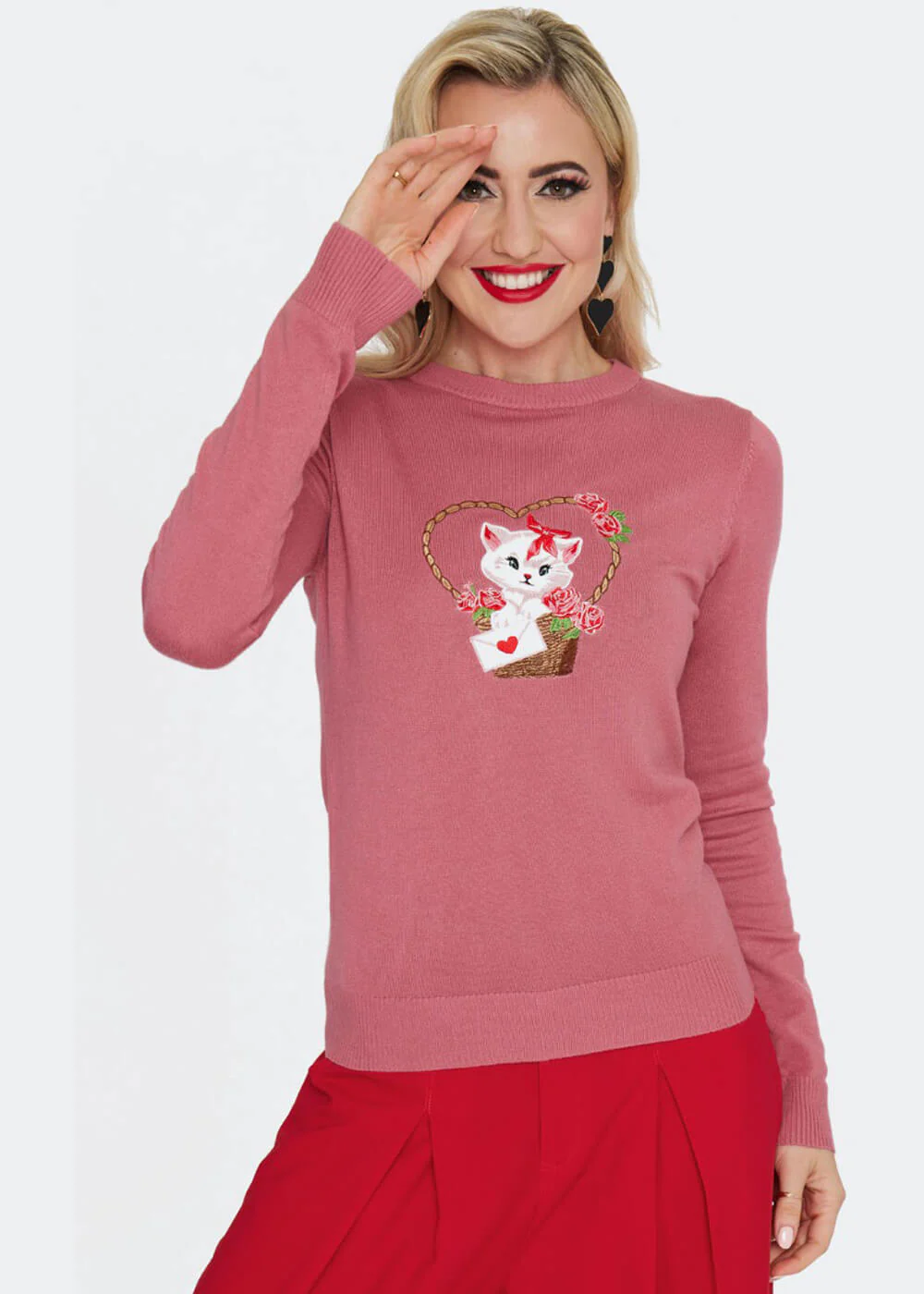 Voodoo Vixen Kitty Love Letter Pull Pink – Image 5